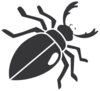 Beetle Silhouette Clip Art